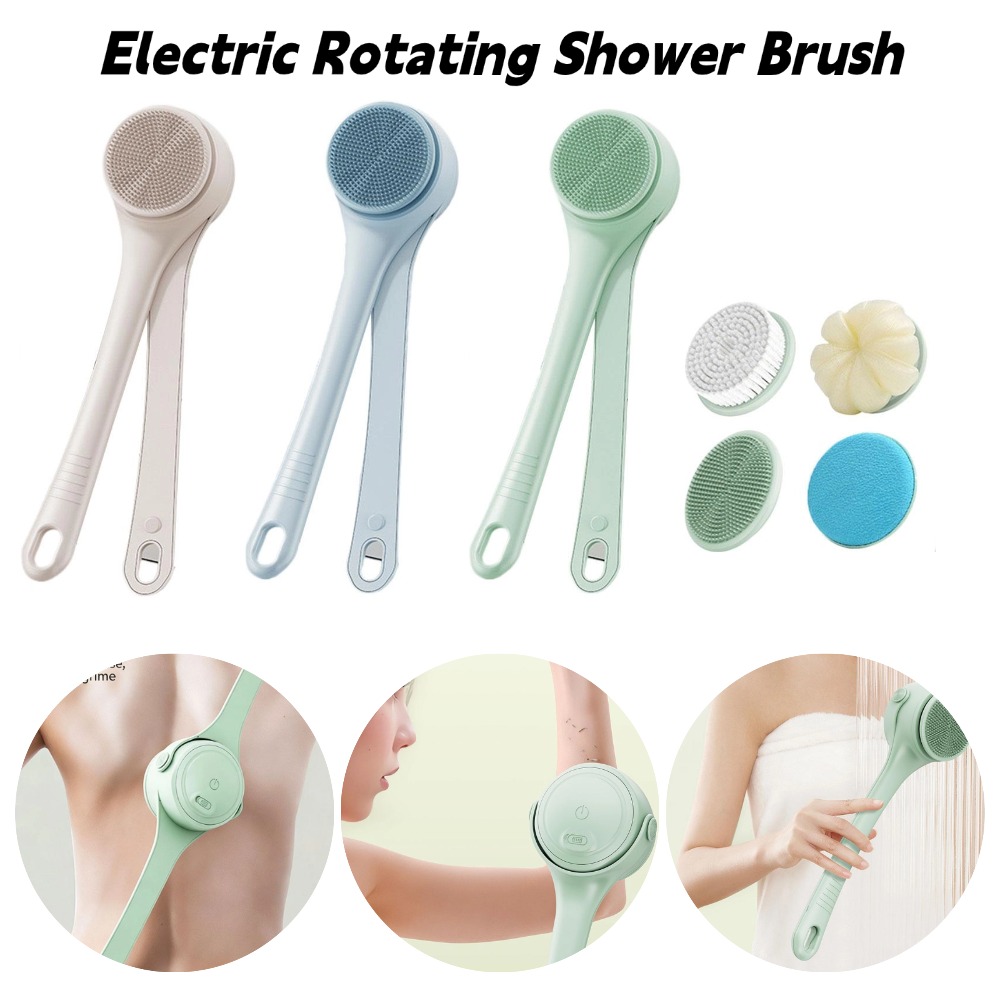 Dry Brush Body - Electric Rotating Shower Body Scrubber Cleaner