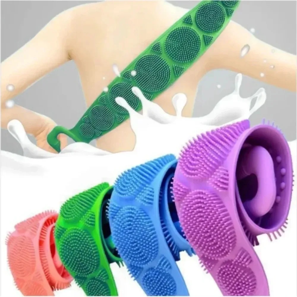 Dry Brush Body - Soft Silicone Back Shower Brush Belt
