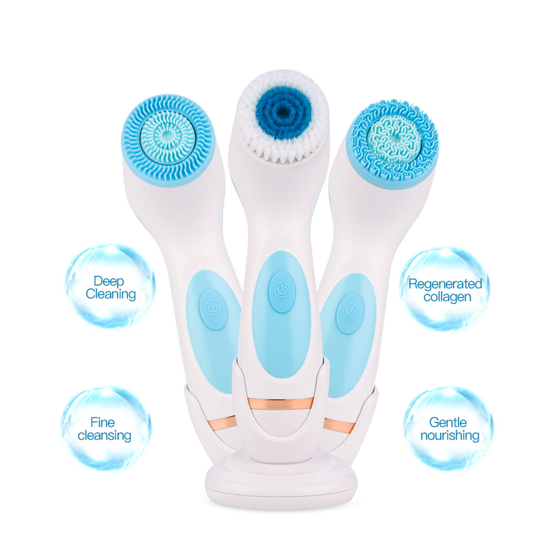 Dry Brush Body - Facial Cleansing Brush Exfoliating Spin Cleanser