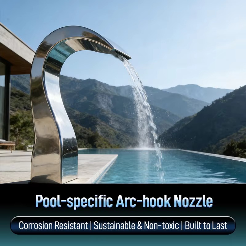 Spa & Wellness Dr Roy Sothers - Stainless Steel Arc Hook Nozzle Water