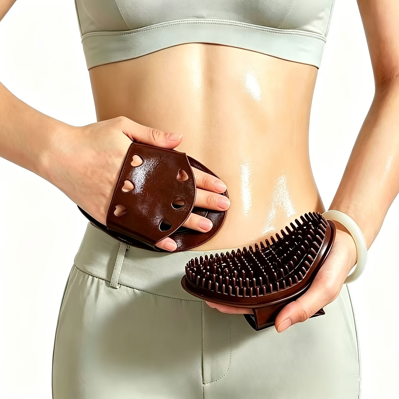 1 Set  Massage Brush Set - Mer - đánh giá và giá Dry Brush Body