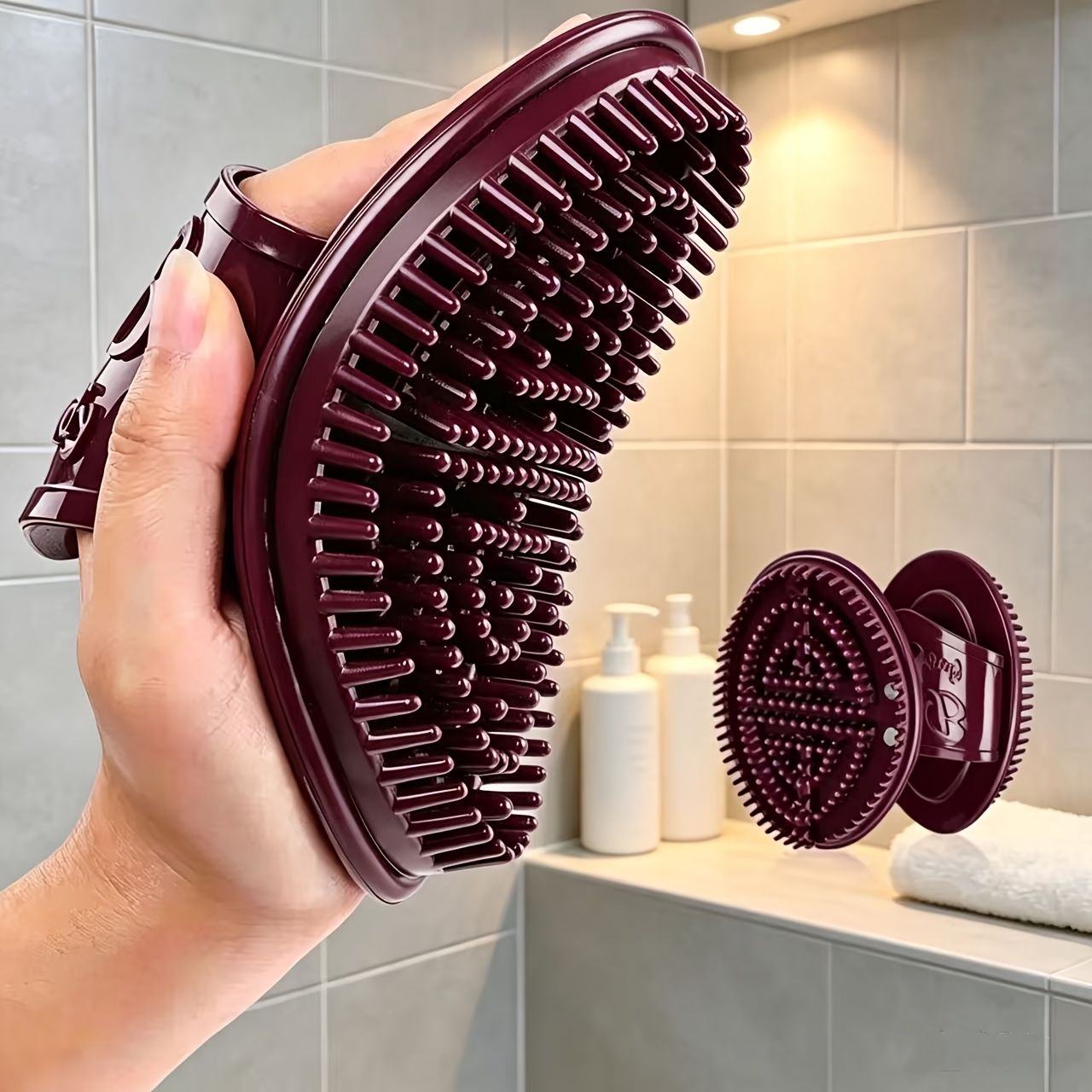 1 Set  Massage Brush Set - Mer - đánh giá và giá Dry Brush Body
