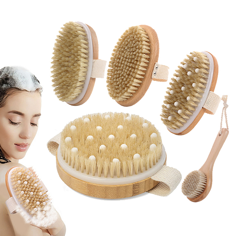 1Pcs Exfoliating Wooden Body M - đánh giá và giá Dry Brush Body
