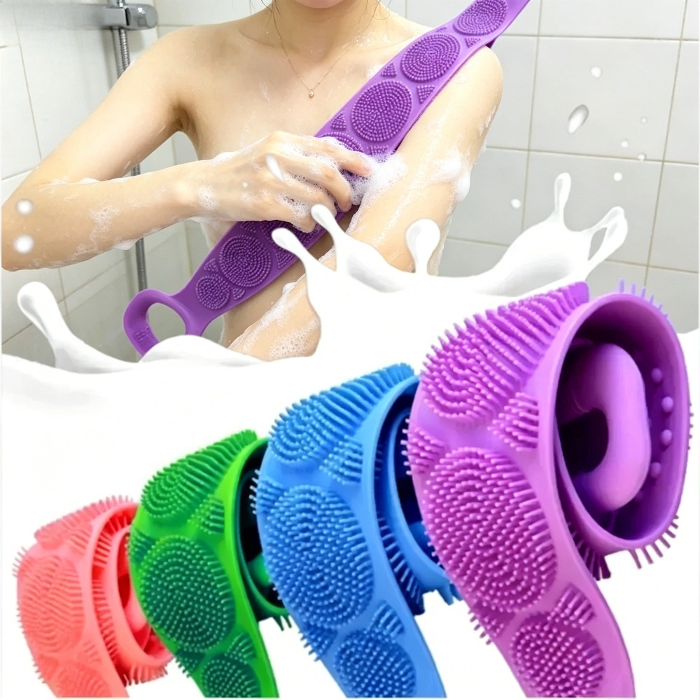 Soft Silicone Back Shower Brus - đánh giá và giá Dry Brush Body