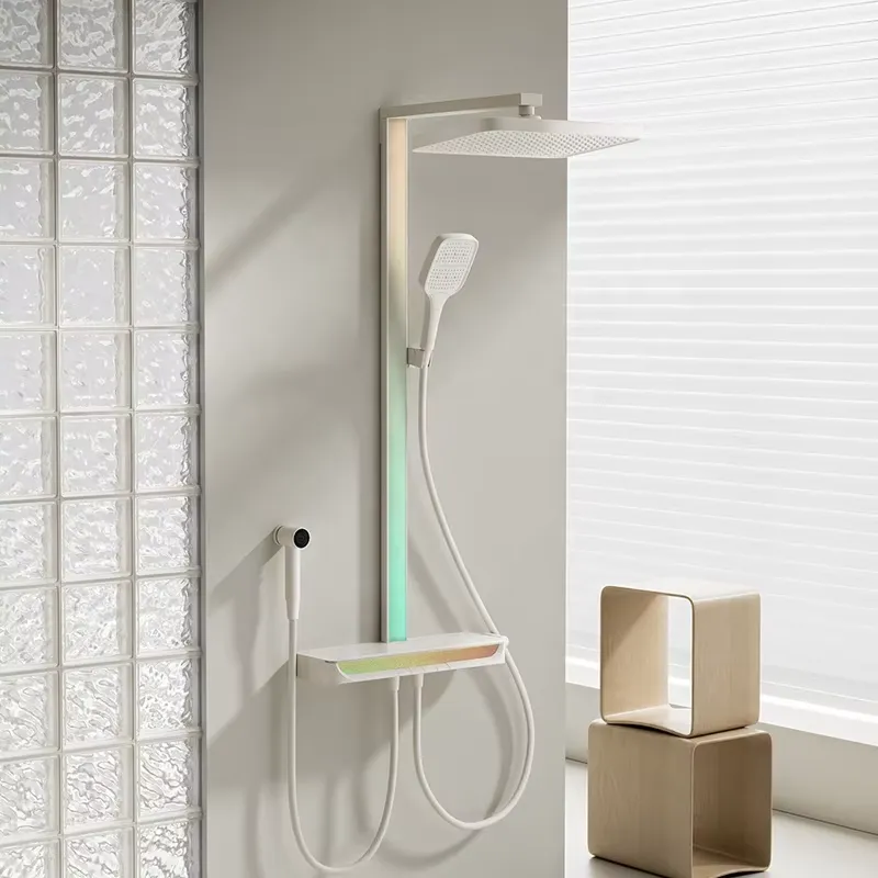 Brass Digital Waterfall Shower - đánh giá và giá Spa & Wellness Dr Roy Sothers