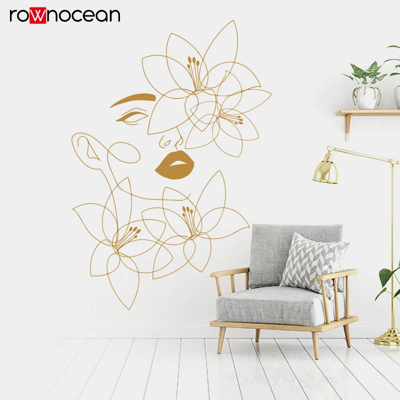 One Line Wall Decals Beauty Wa - đánh giá và giá Spa Wellness And Beauty