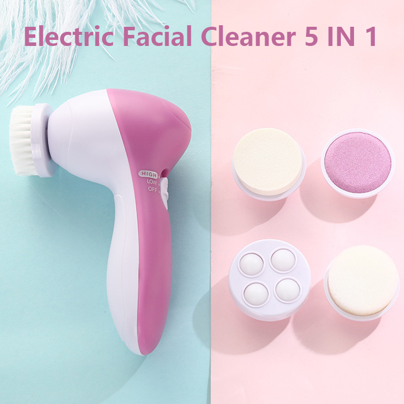 5 IN 1 Face Cleansing Brush Wa - đánh giá và giá Dry Brush Body