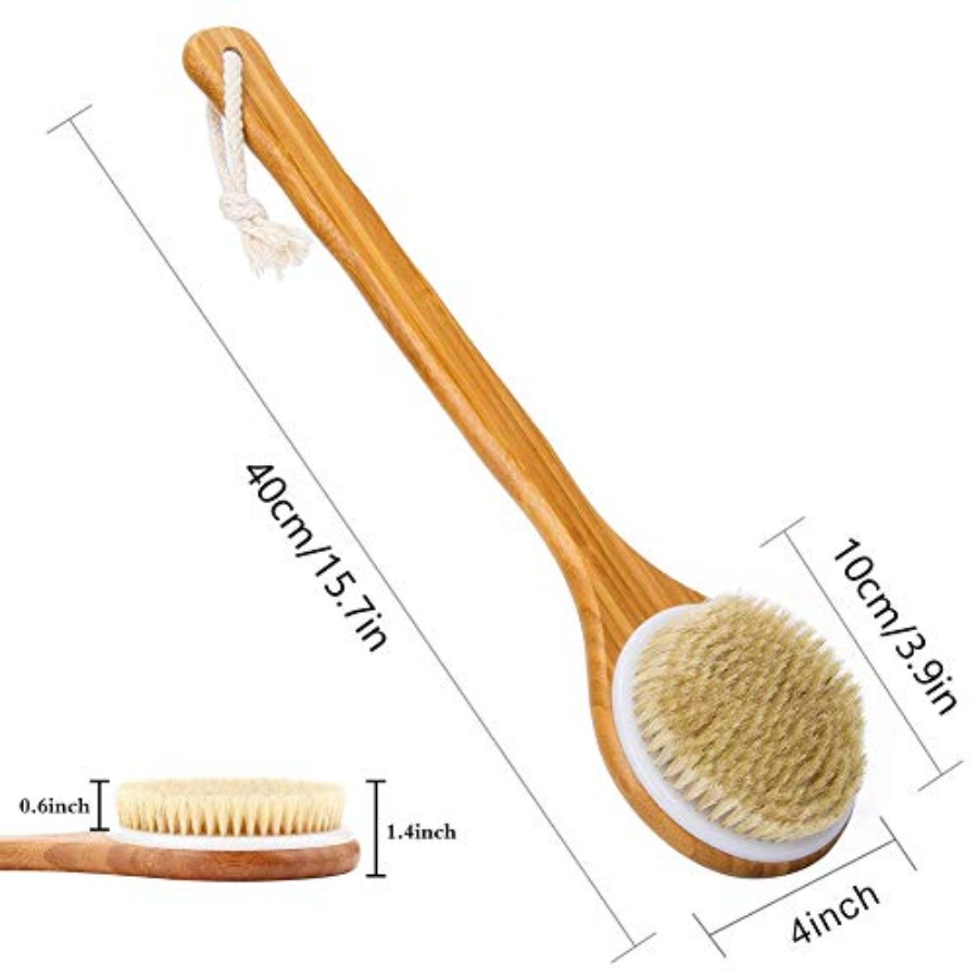 Shower Brush with Natural Bris - đánh giá và giá Dry Brush Body
