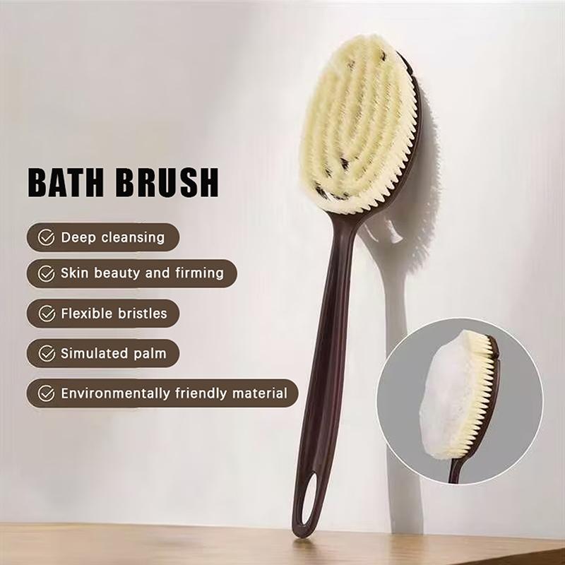 Body Massage Brush 2 In 1 Long - đánh giá và giá Dry Brush Body